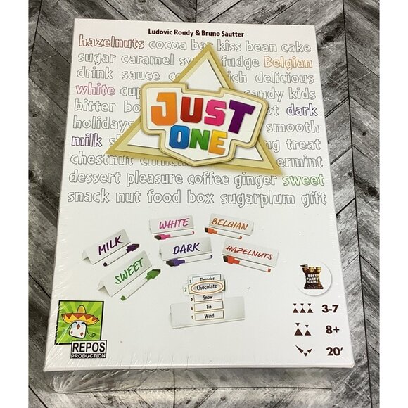 Repos Production Other - Just One Party Game  Cooperative Word Guessing  Ages 8+  3-7 Players